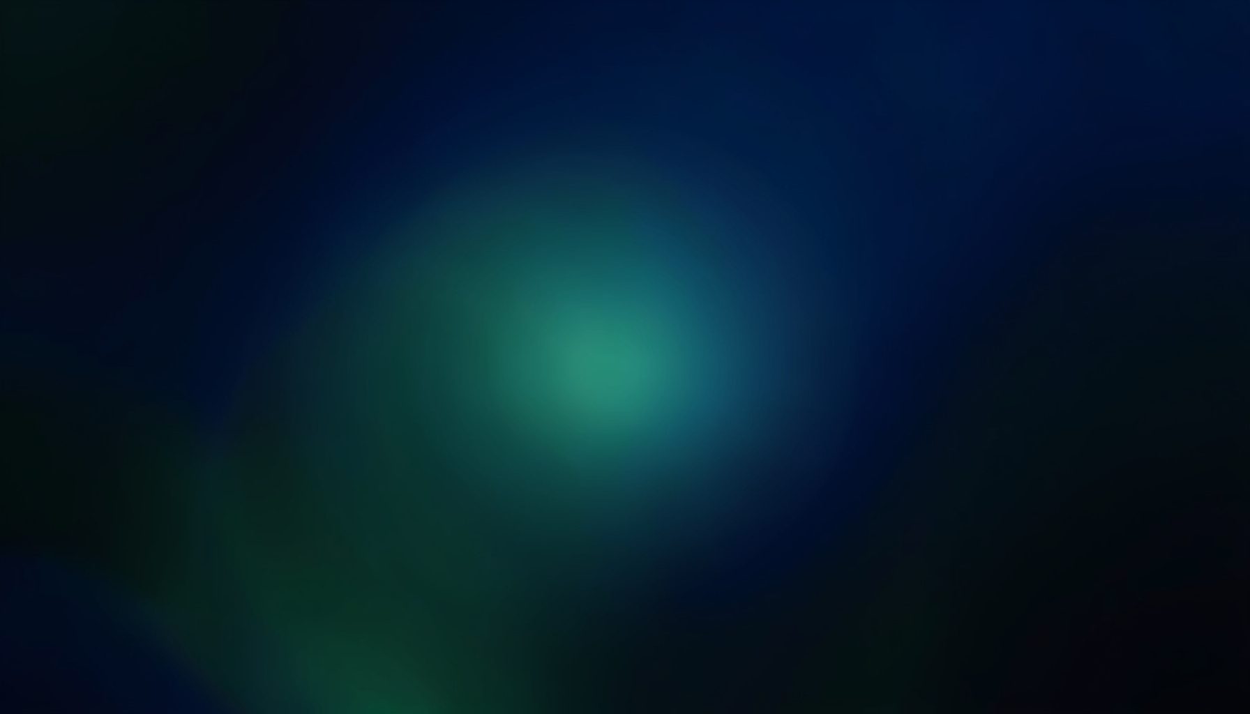 Abstract composition of deep blue and charcoal gradients with a subtle luminous core, evoking artificial intelligence and machine cognition.