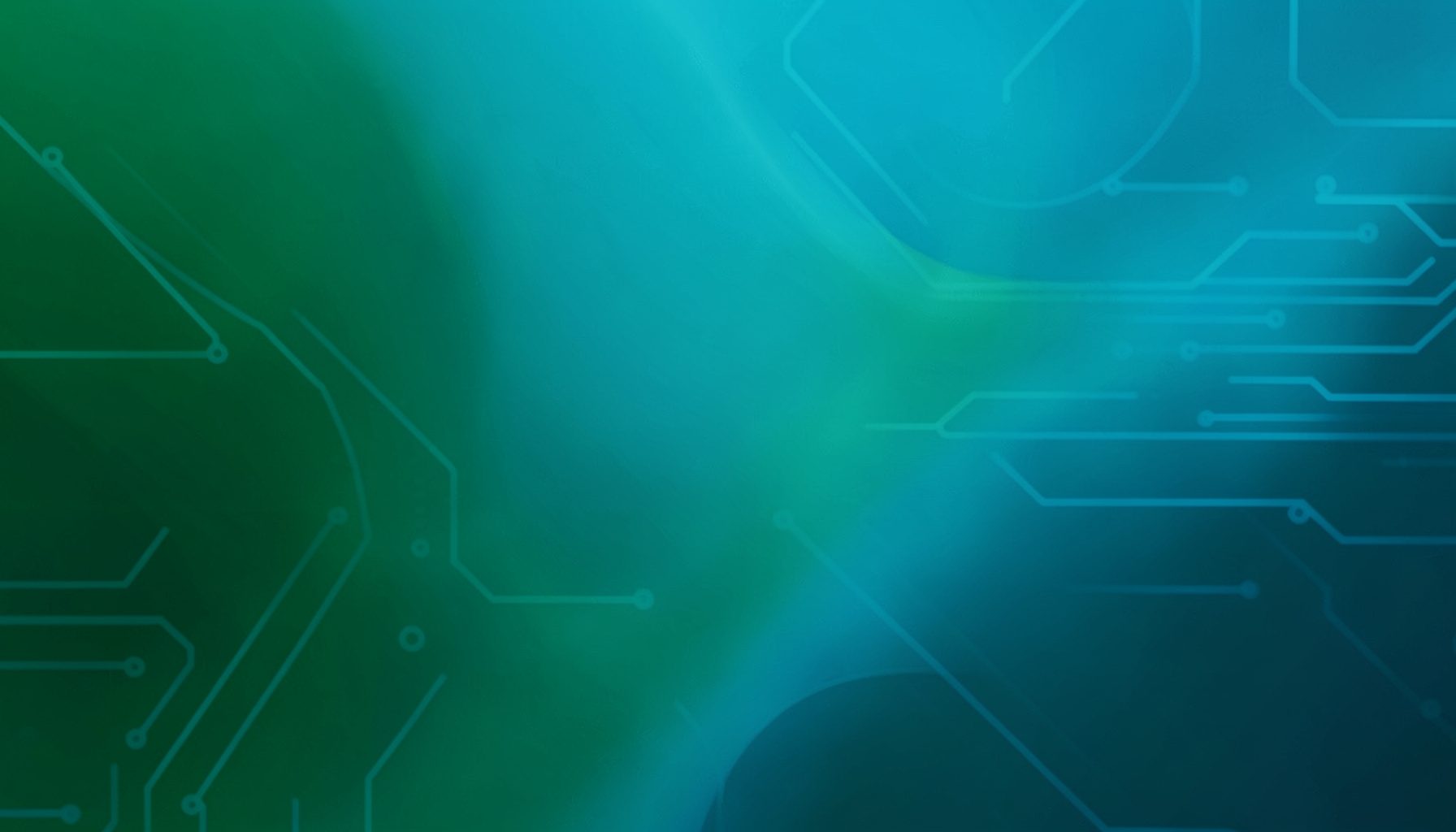 Cool blue-green abstract gradient resembling technology and circuitry patterns, focused analytical mood