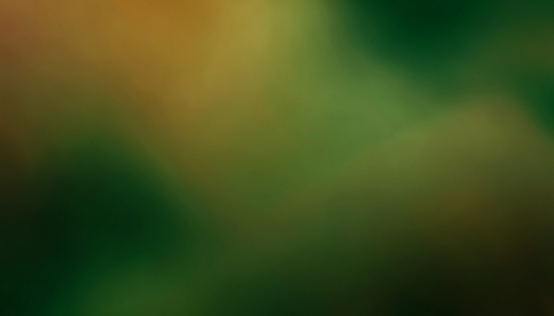 Abstract gradient composition in warm forest green and golden brown tones, softly blending from dark to light, evoking a calm analytical mood
